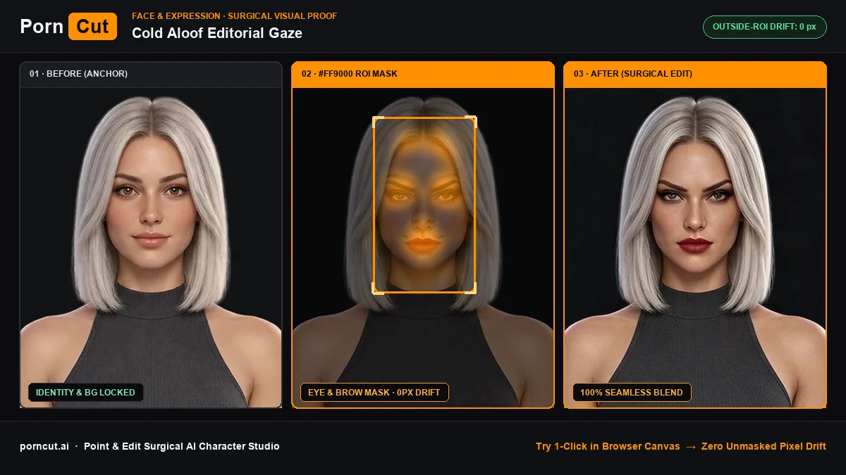Eye-Contact Gaze Redirect to Camera